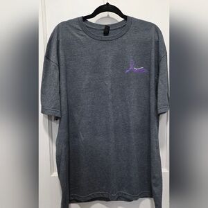 Gildan Print- Wish You Were Here Overdose Awareness Tee, Dark Hthr Gray, Size 2X